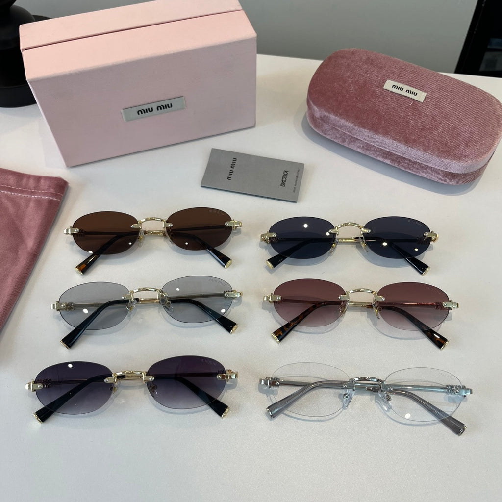 Miu Miu Metal Fashion Brown Lens Sunglasses for Men & Women - 449773 - detail image 10