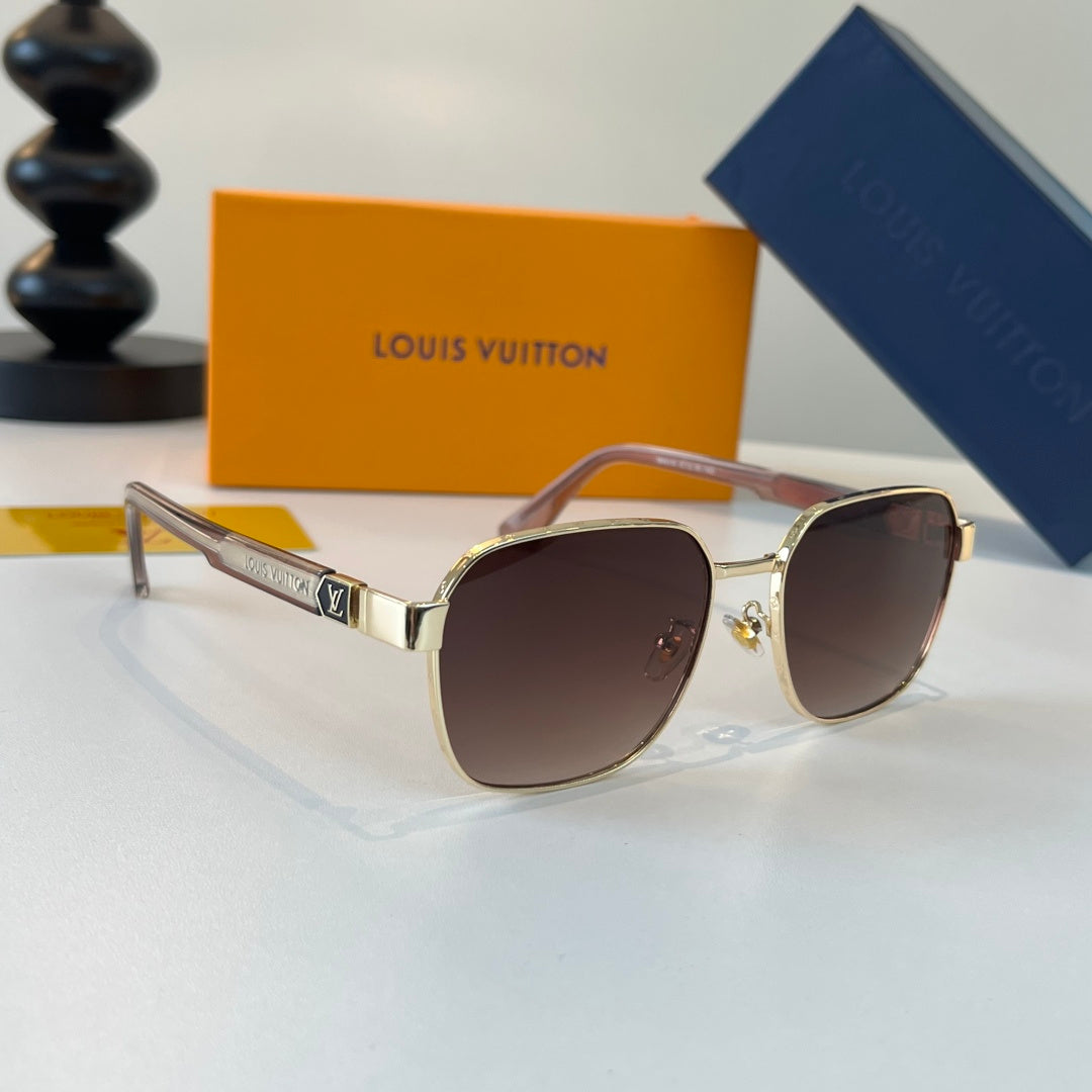 Louis Vuitton Fashion Red Lens Sunglasses for Men & Women - 357571