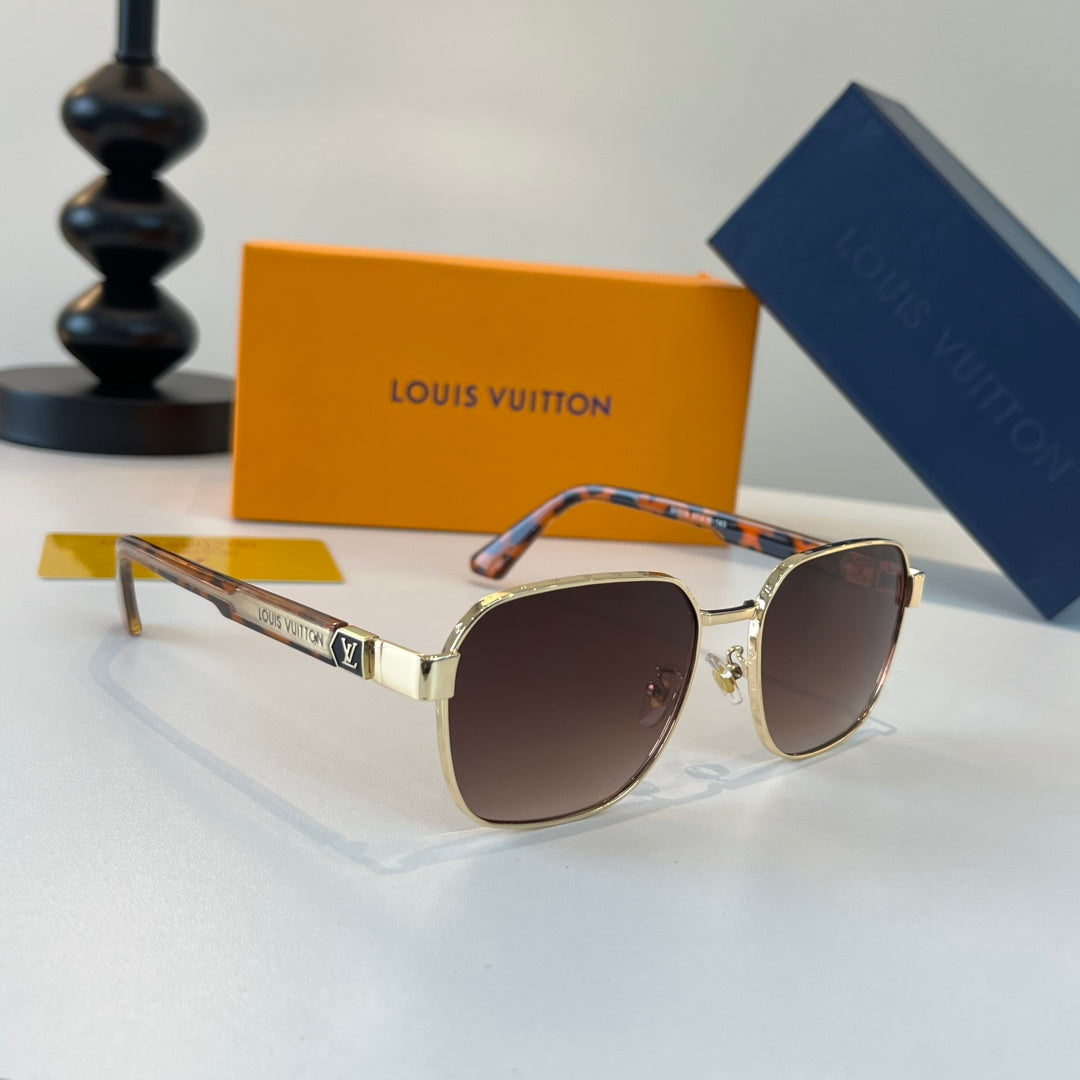 Louis Vuitton Fashion Brown Lens Sunglasses for Men & Women - 357573
