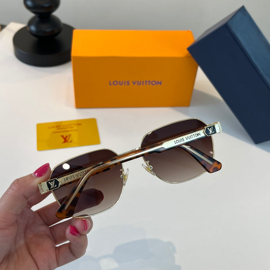 Louis Vuitton Fashion Brown Lens Sunglasses for Men & Women - 398064 - detail image 8