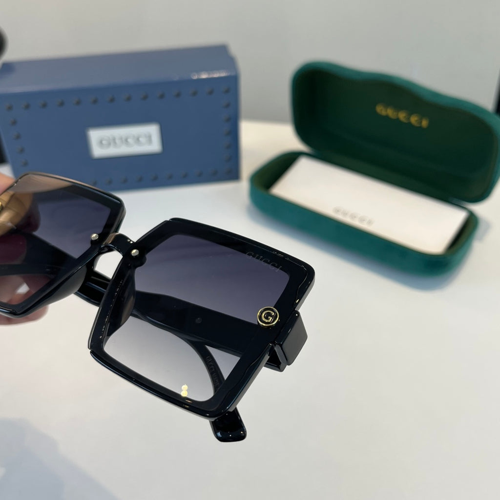 Gucci Oversized Silver Lens Sunglasses for Women - 357780 - detail image 5