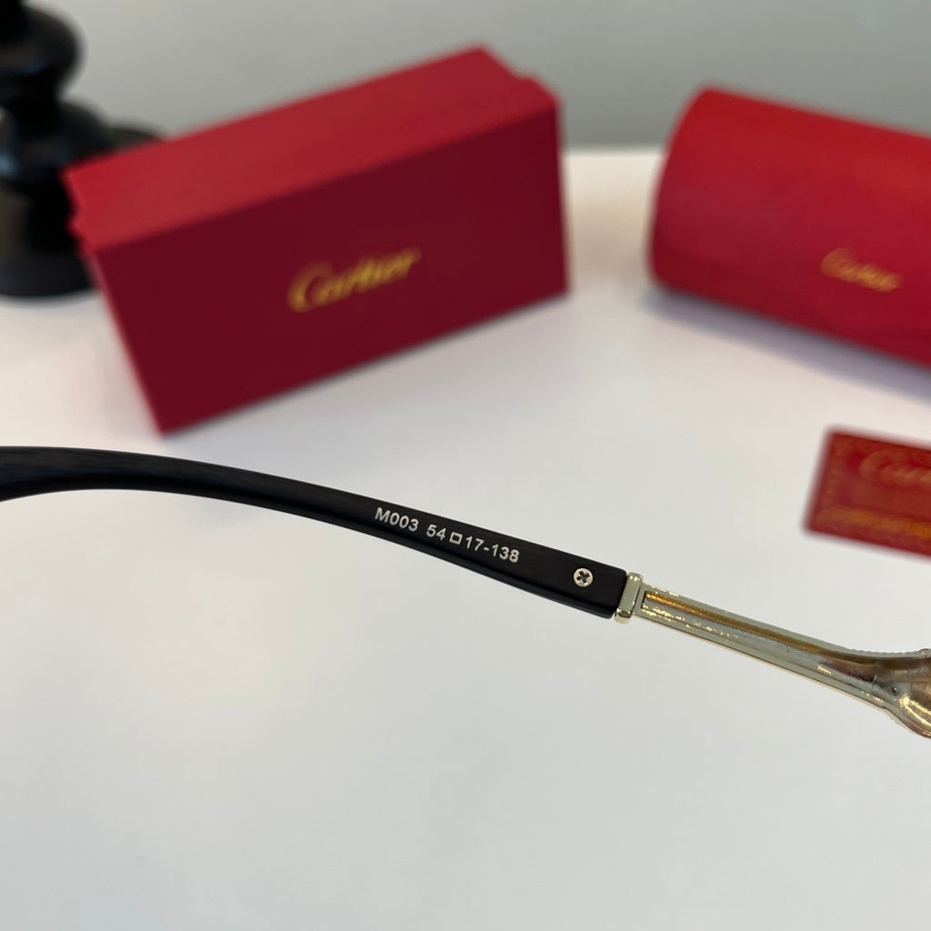 Cartier Lightweight Metal Rimless Silver Lens Sunglasses for Men & Wo - 487380 - detail image 8