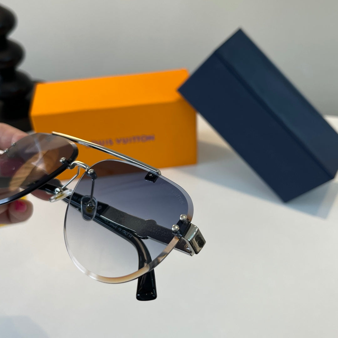 Louis Vuitton Fashion Silver Lens Sunglasses for Men & Women - 493085 - detail image 6