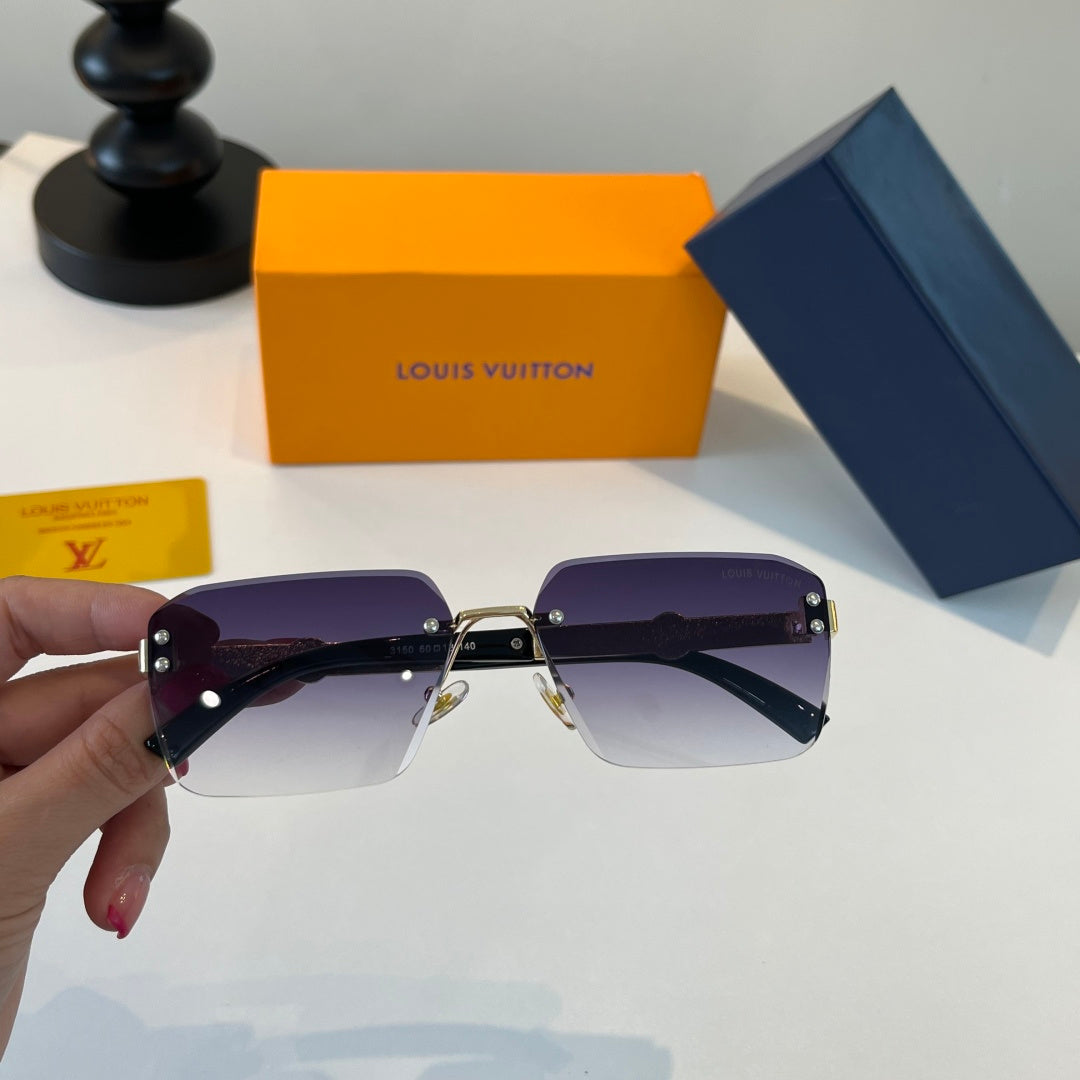 Louis Vuitton Fashion Silver Lens Sunglasses for Men & Women - 493088 - detail image 6