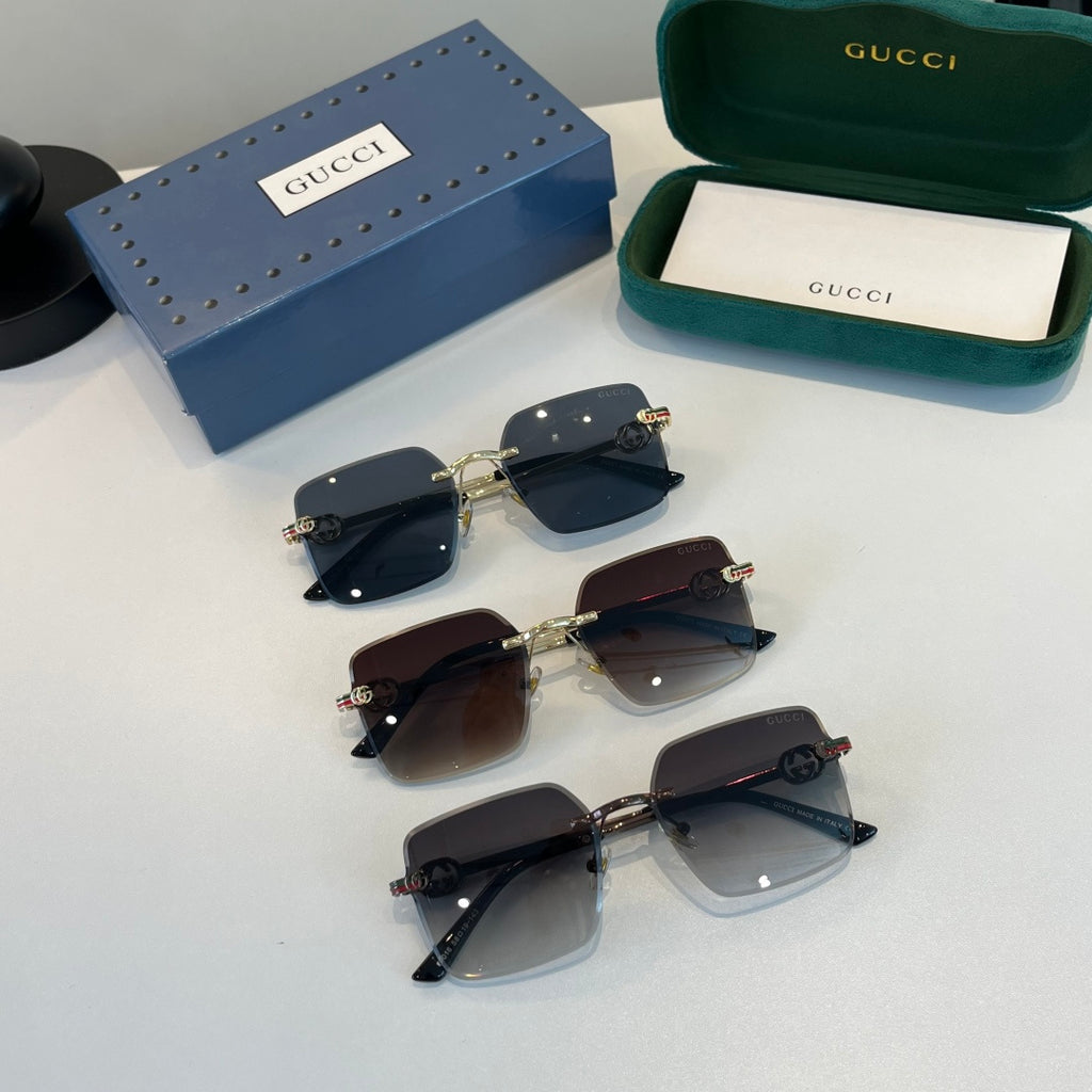Gucci Fashion Silver Lens Sunglasses for Men & Women - 357773 - detail image 11