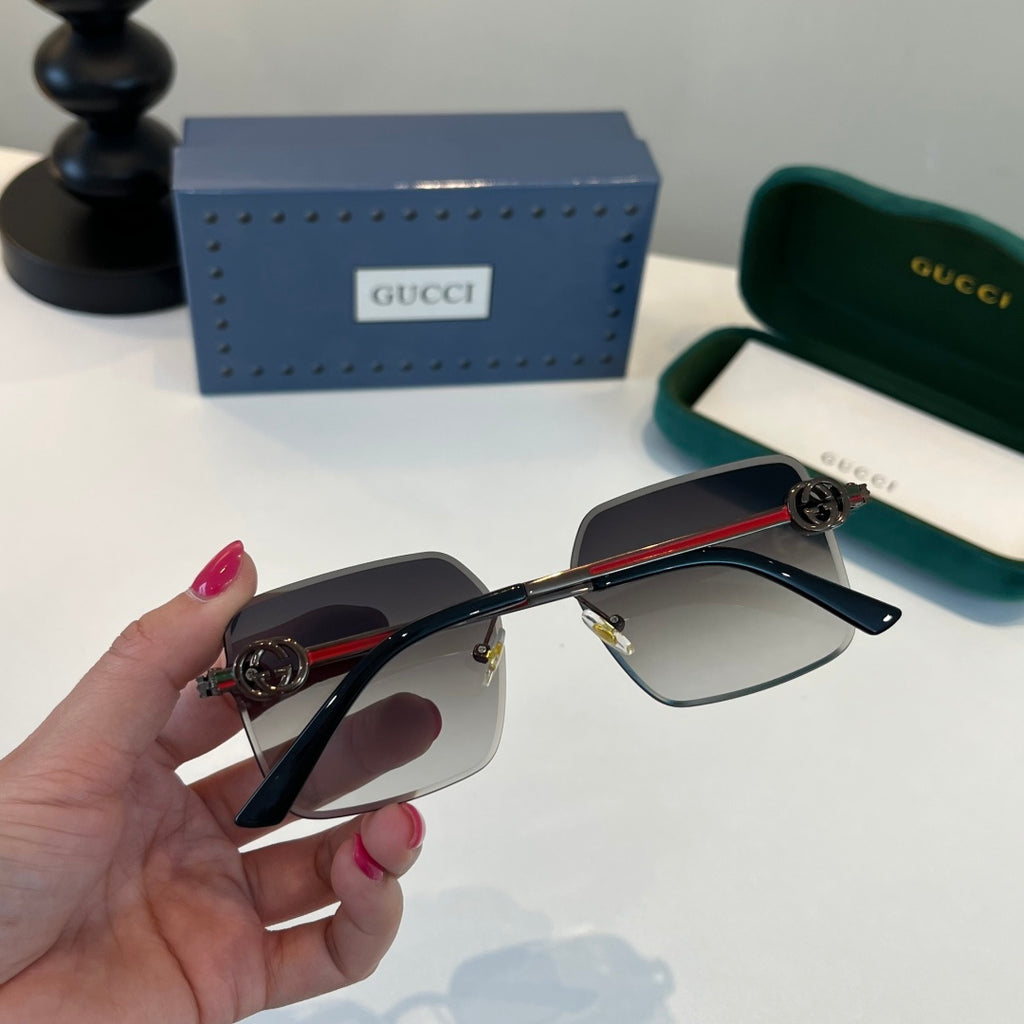 Gucci Fashion Silver Lens Sunglasses for Men & Women - 357774 - detail image 8