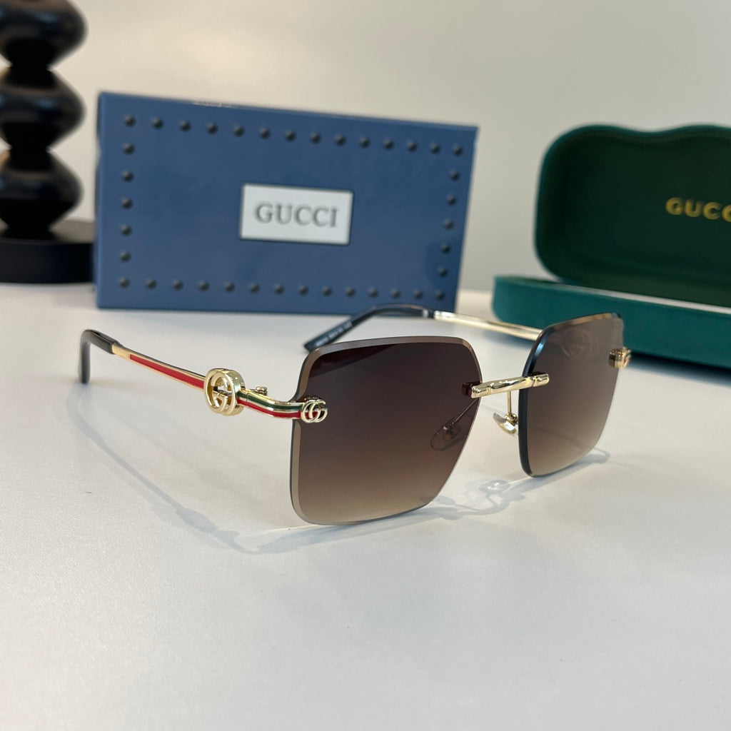 Gucci Fashion Brown Lens Sunglasses for Men & Women - 357775