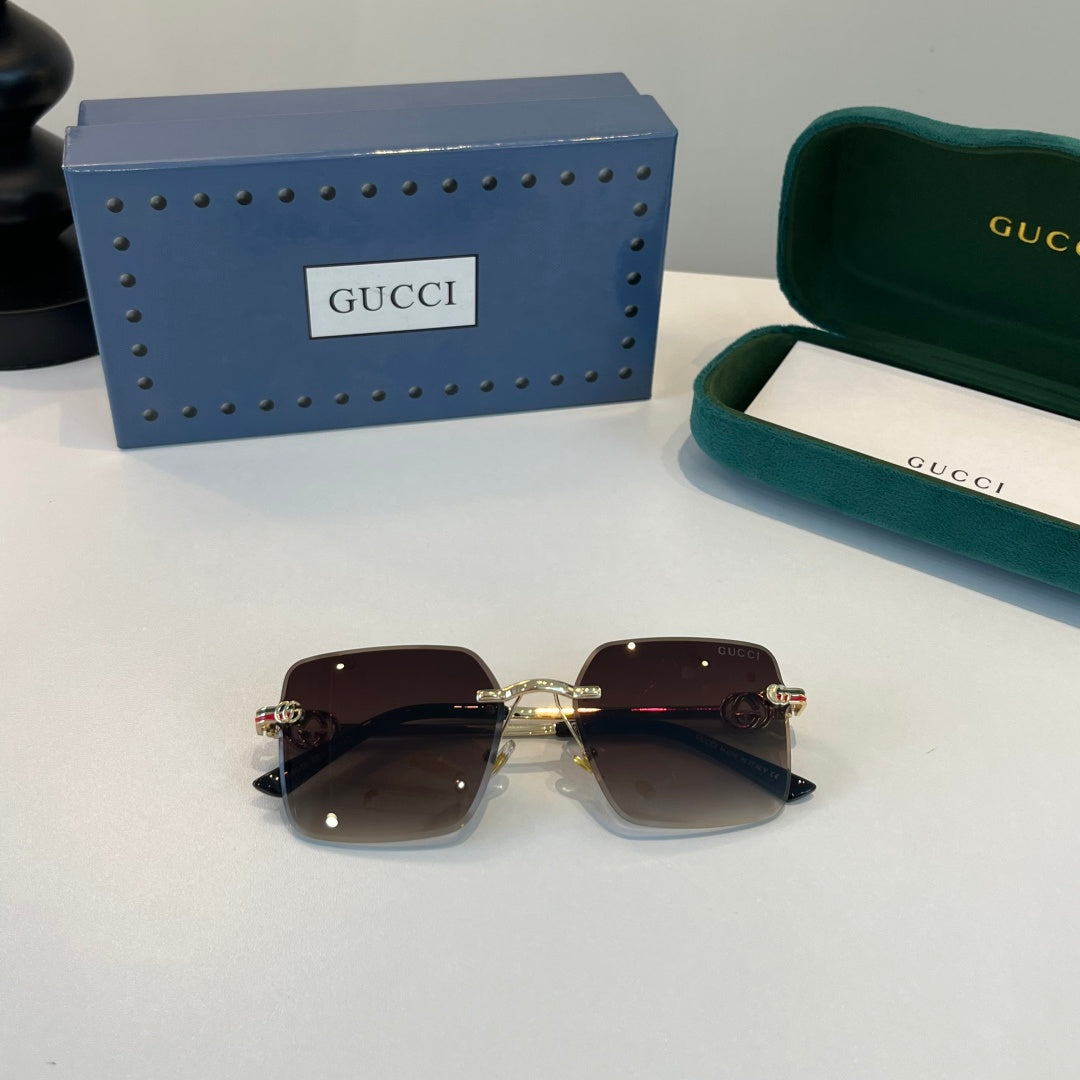 Gucci Fashion Brown Lens Sunglasses for Men & Women - 357775 - detail image 5