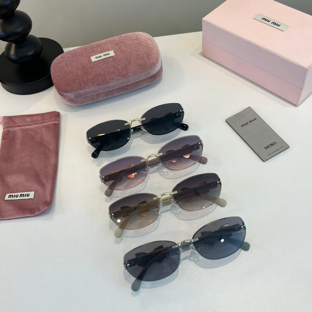 Miu Miu Cat-Eye Silver Lens Sunglasses for Men & Women - 466096 - detail image 11