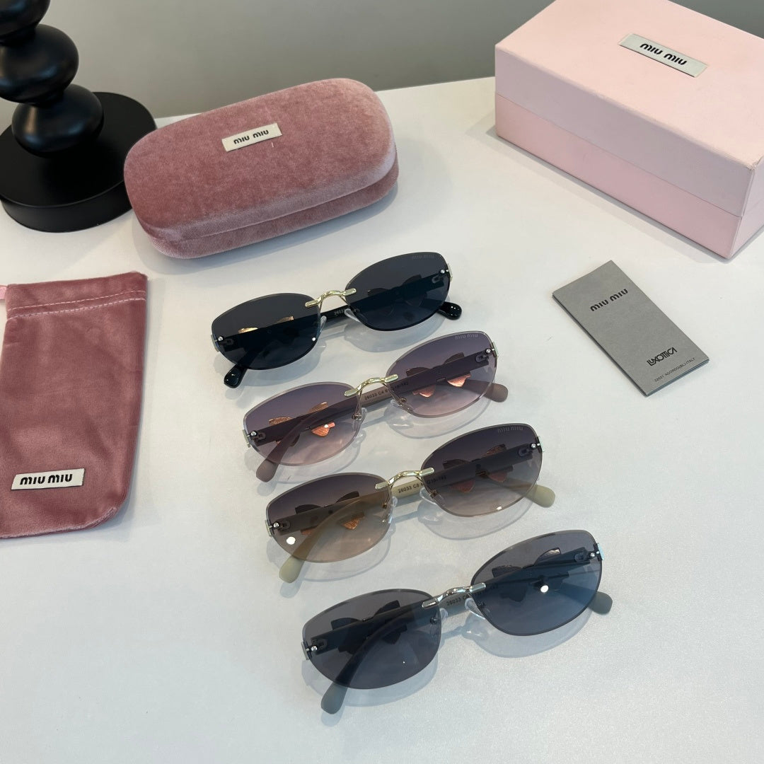 Miu Miu Cat-Eye Silver Lens Sunglasses for Men & Women - 416287 - detail image 11