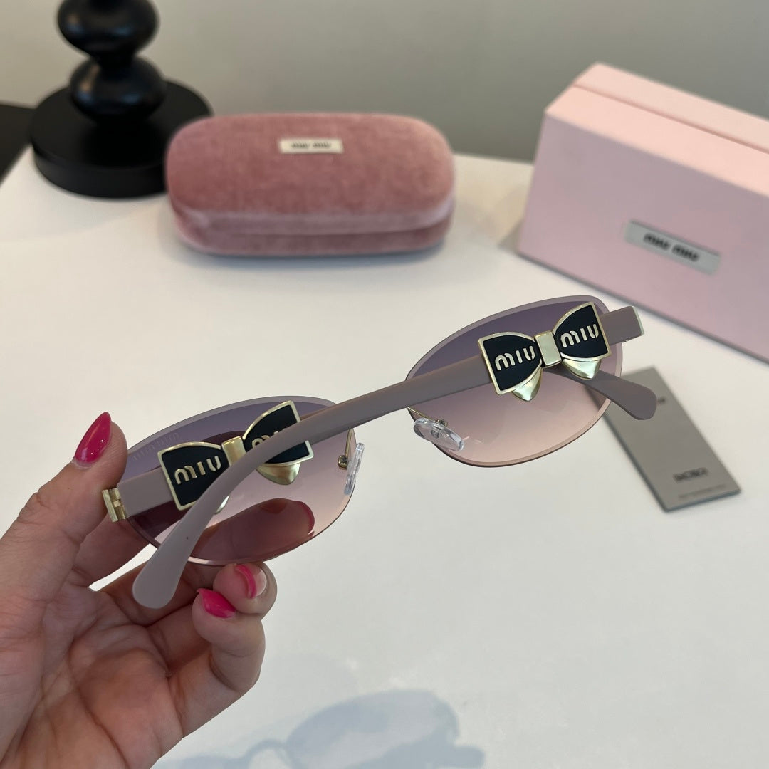 Miu Miu Cat-Eye Silver Lens Sunglasses for Men & Women - 416285 - detail image 8