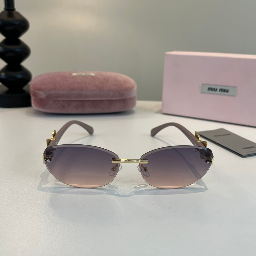 Miu Miu Cat-Eye Silver Lens Sunglasses for Men & Women - 466094 - detail image 2