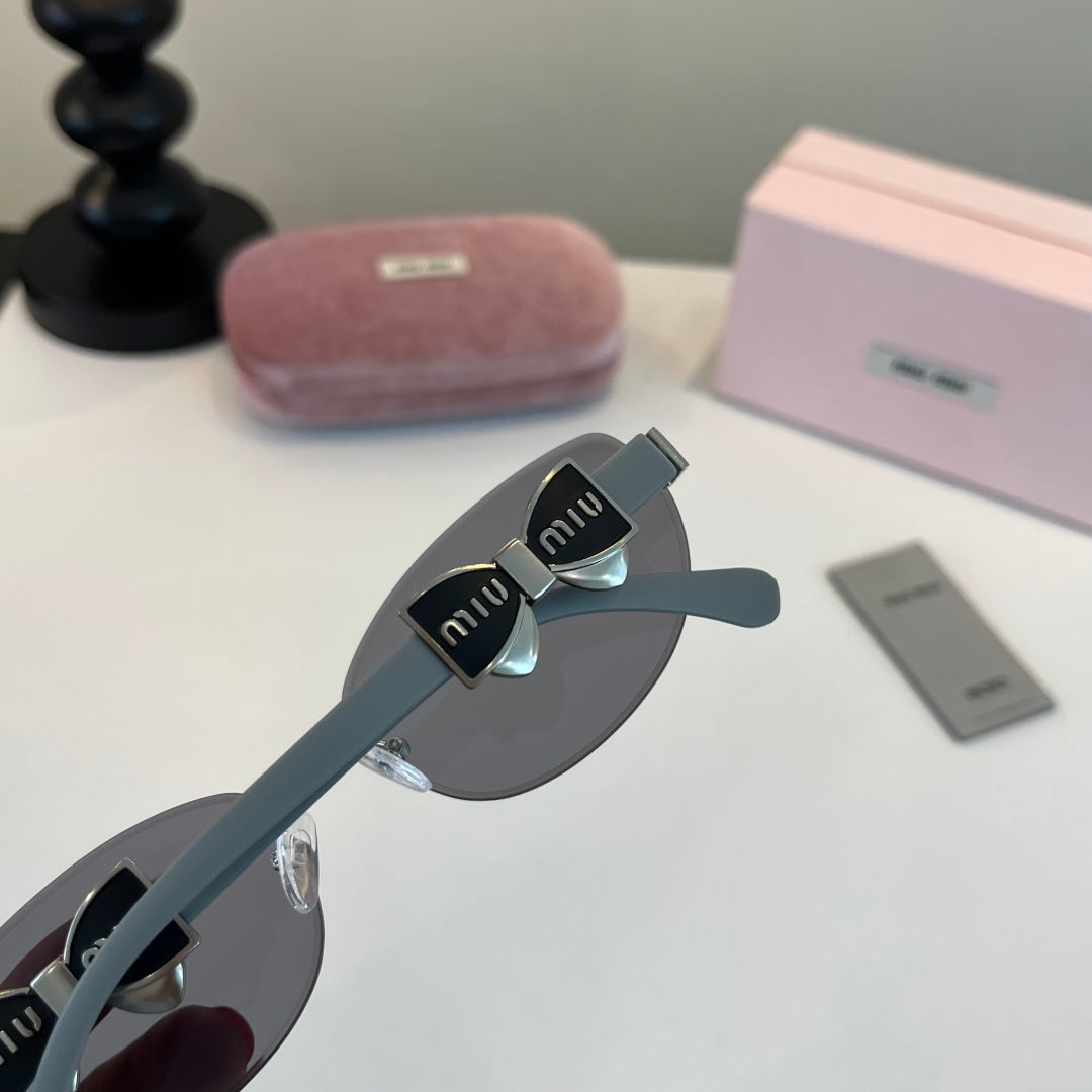 Miu Miu Cat-Eye Silver Lens Sunglasses for Men & Women - 416286 - detail image 6