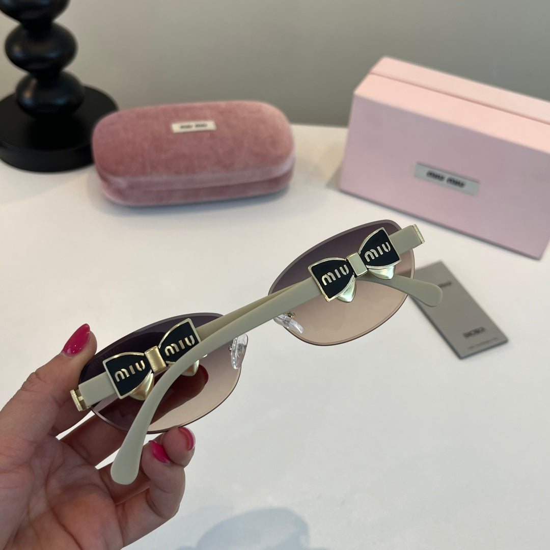 Miu Miu Cat-Eye Silver Lens Sunglasses for Men & Women - 416287 - detail image 8