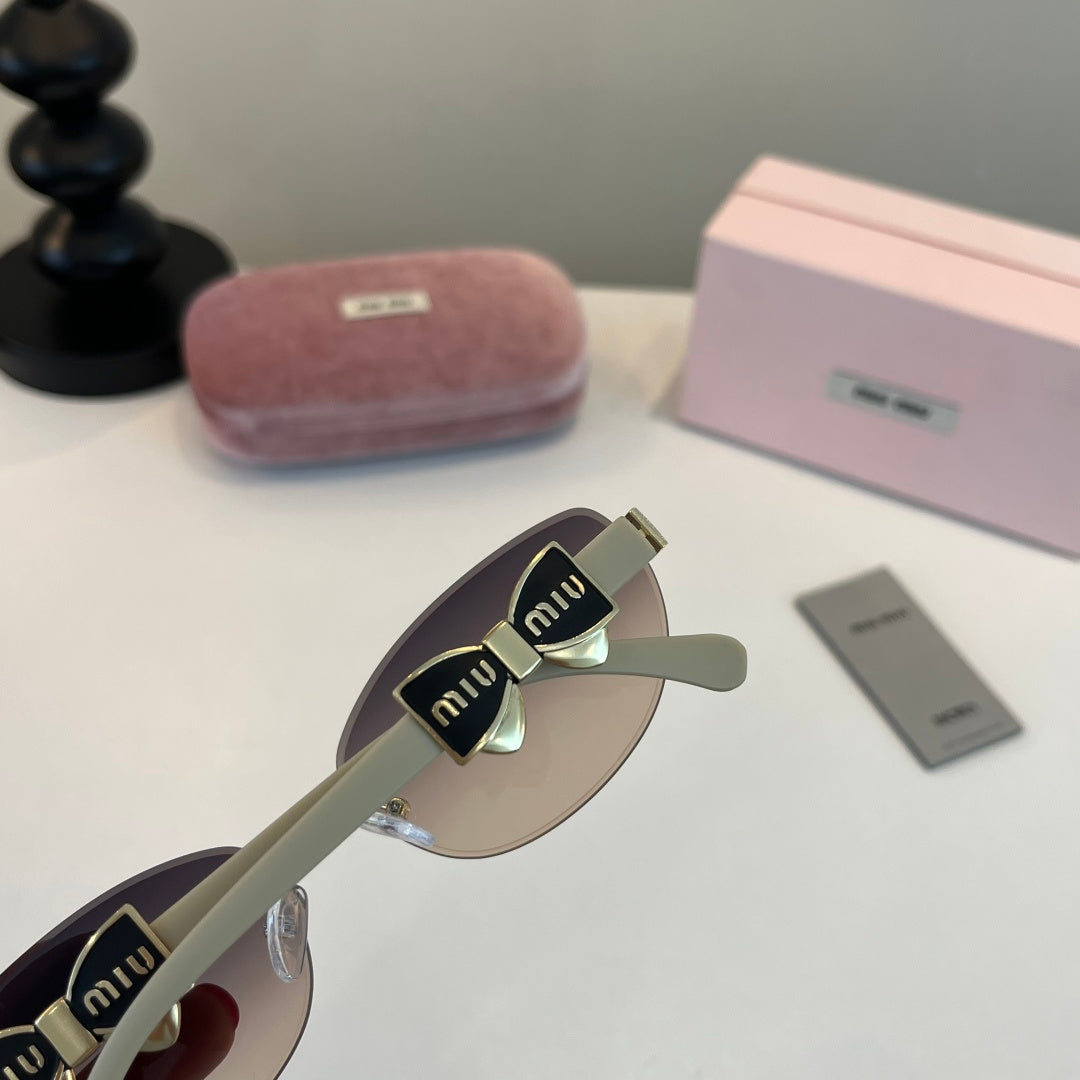 Miu Miu Cat-Eye Silver Lens Sunglasses for Men & Women - 416287 - detail image 7