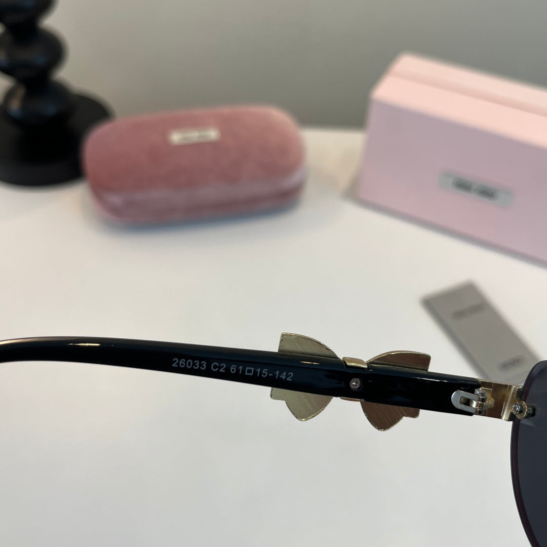 Miu Miu Cat-Eye Silver Lens Sunglasses for Men & Women - 416288 - detail image 10