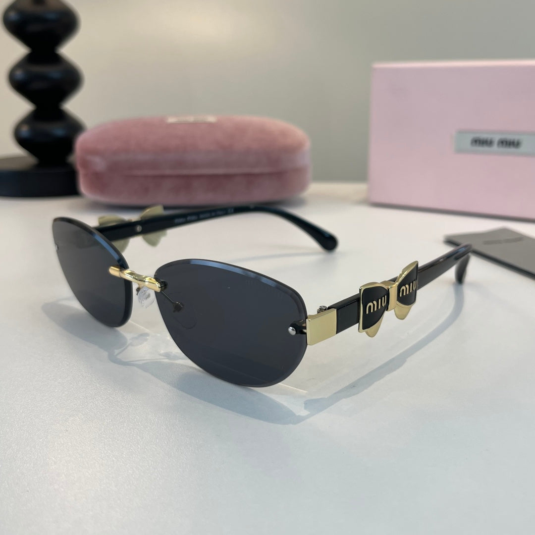 Miu Miu Cat-Eye Silver Lens Sunglasses for Men & Women - 416288 - detail image 3