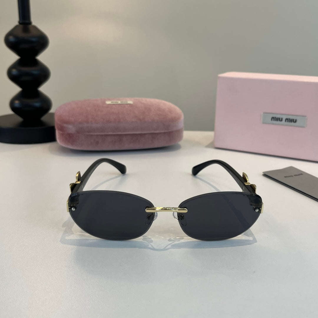Miu Miu Cat-Eye Silver Lens Sunglasses for Men & Women - 416288 - detail image 2