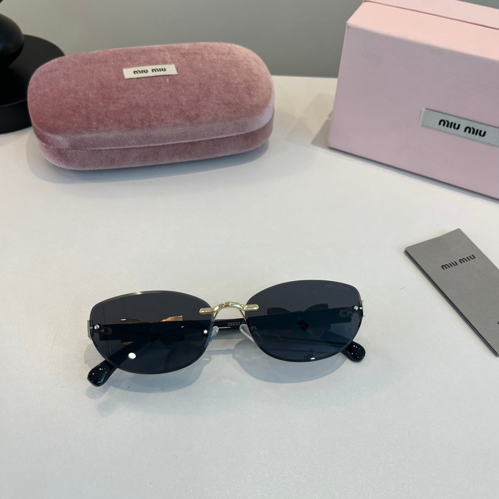 Miu Miu Cat-Eye Silver Lens Sunglasses for Men & Women - 466097 - detail image 5