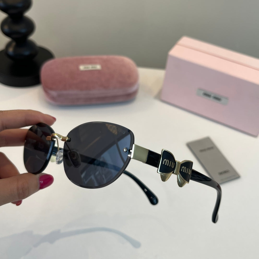 Miu Miu Cat-Eye Silver Lens Sunglasses for Men & Women - 416288 - detail image 4