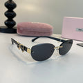 Miu Miu Cat-Eye Silver Lens Sunglasses for Men & Women - 466097