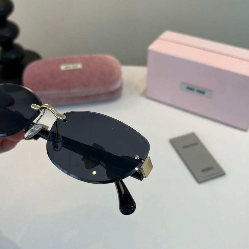 Miu Miu Cat-Eye Silver Lens Sunglasses for Men & Women - 416288 - detail image 7