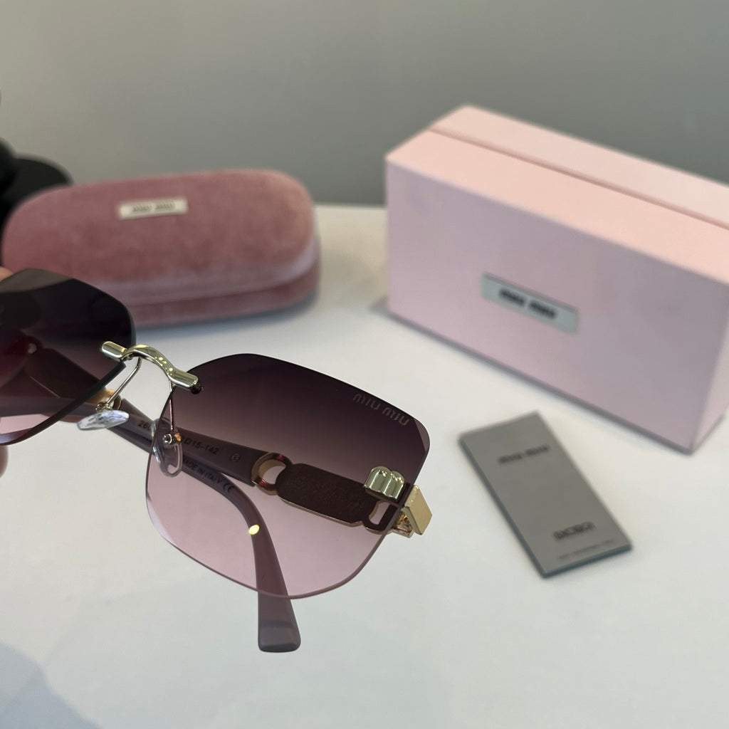 Miu Miu Cat-Eye Silver Lens Sunglasses for Men & Women - 466098 - detail image 6