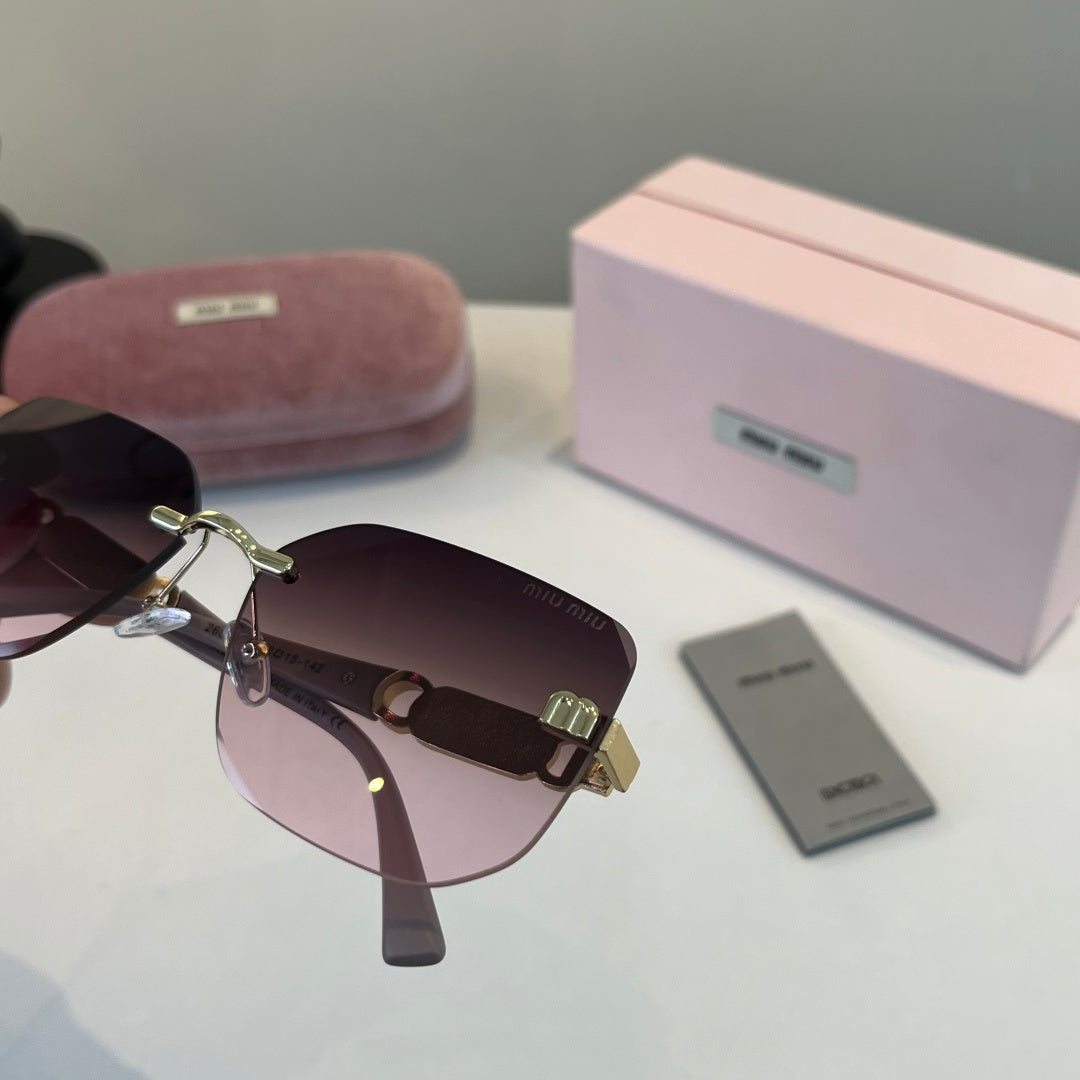 Miu Miu Cat-Eye Silver Lens Sunglasses for Men & Women - 416289 - detail image 6