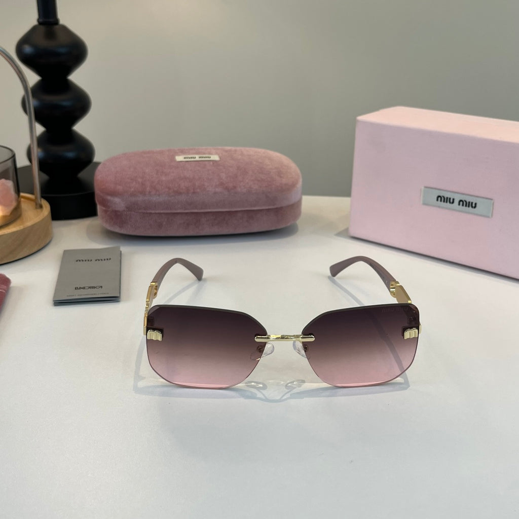 Miu Miu Cat-Eye Silver Lens Sunglasses for Men & Women - 416289 - detail image 2