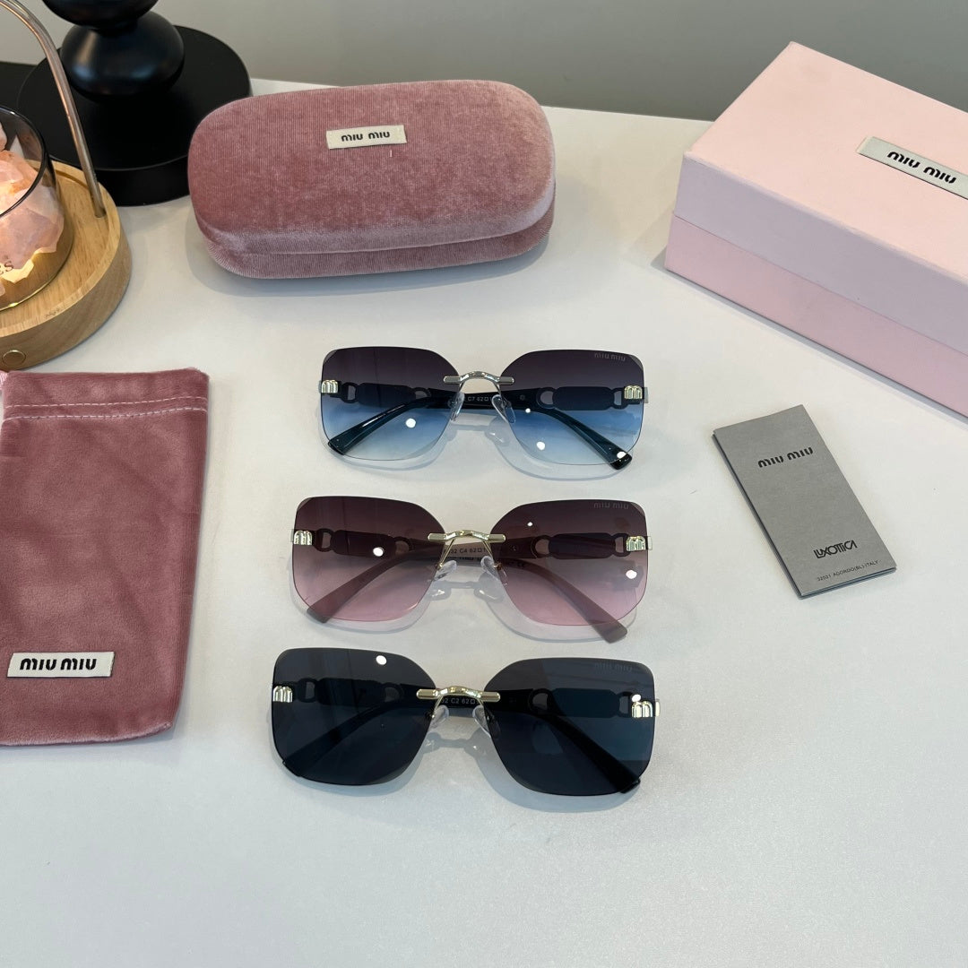 Miu Miu Cat-Eye Silver Lens Sunglasses for Men & Women - 466098 - detail image 11
