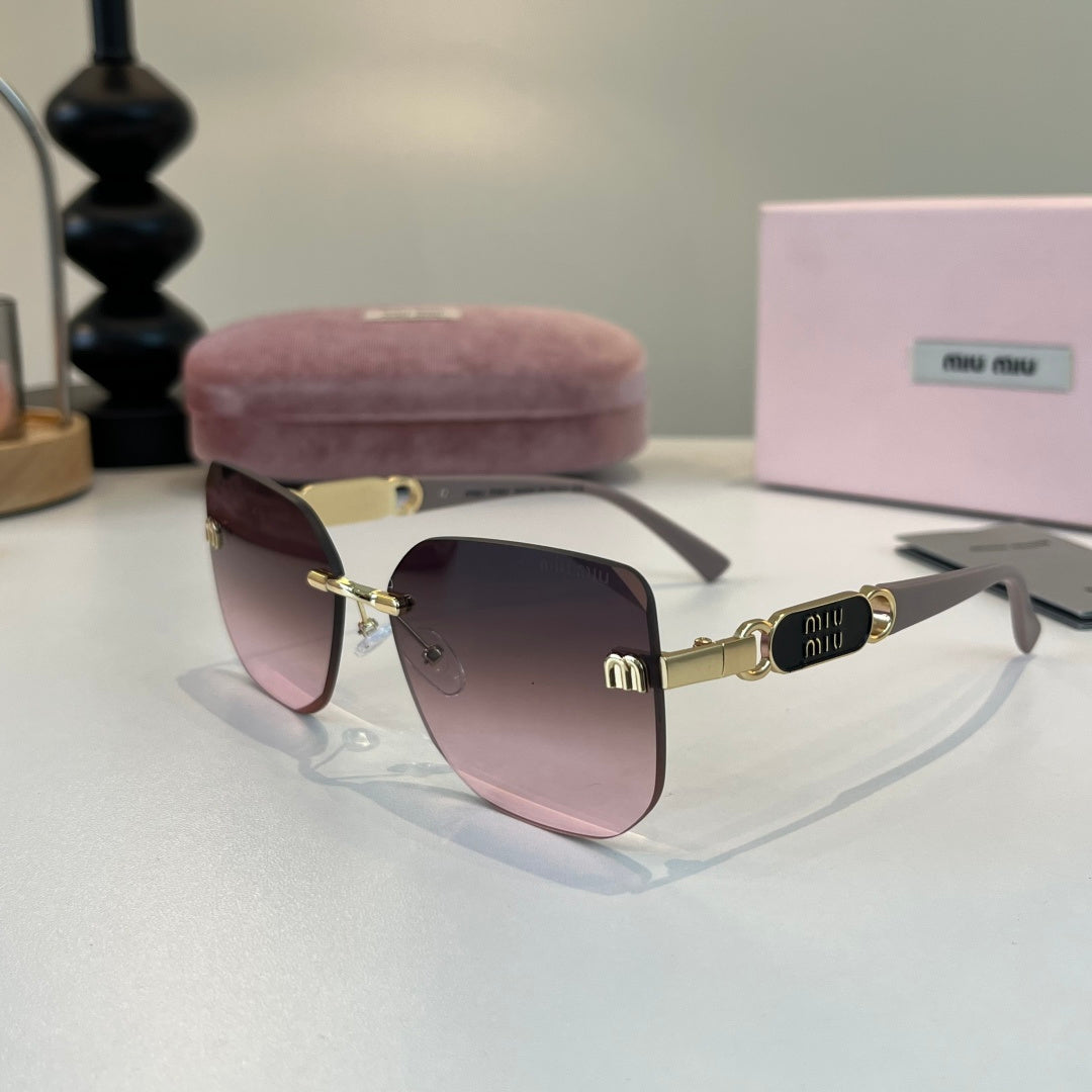 Miu Miu Cat-Eye Silver Lens Sunglasses for Men & Women - 466098 - detail image 3
