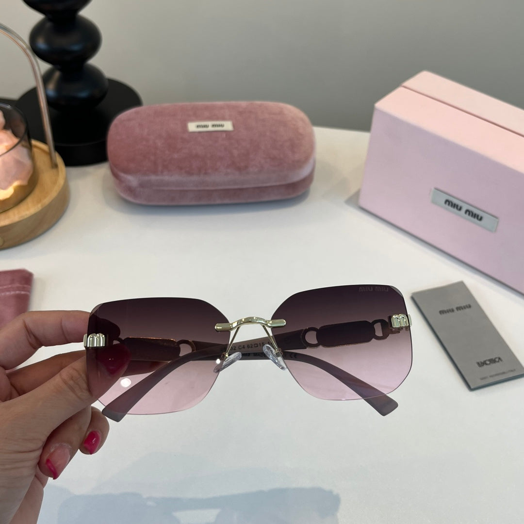 Miu Miu Cat-Eye Silver Lens Sunglasses for Men & Women - 416289 - detail image 5