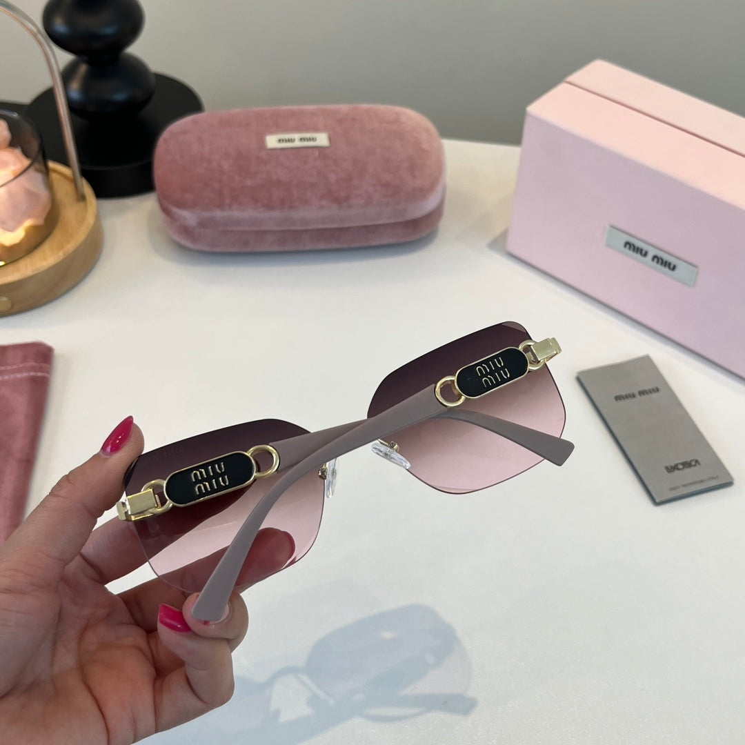Miu Miu Cat-Eye Silver Lens Sunglasses for Men & Women - 416289 - detail image 8