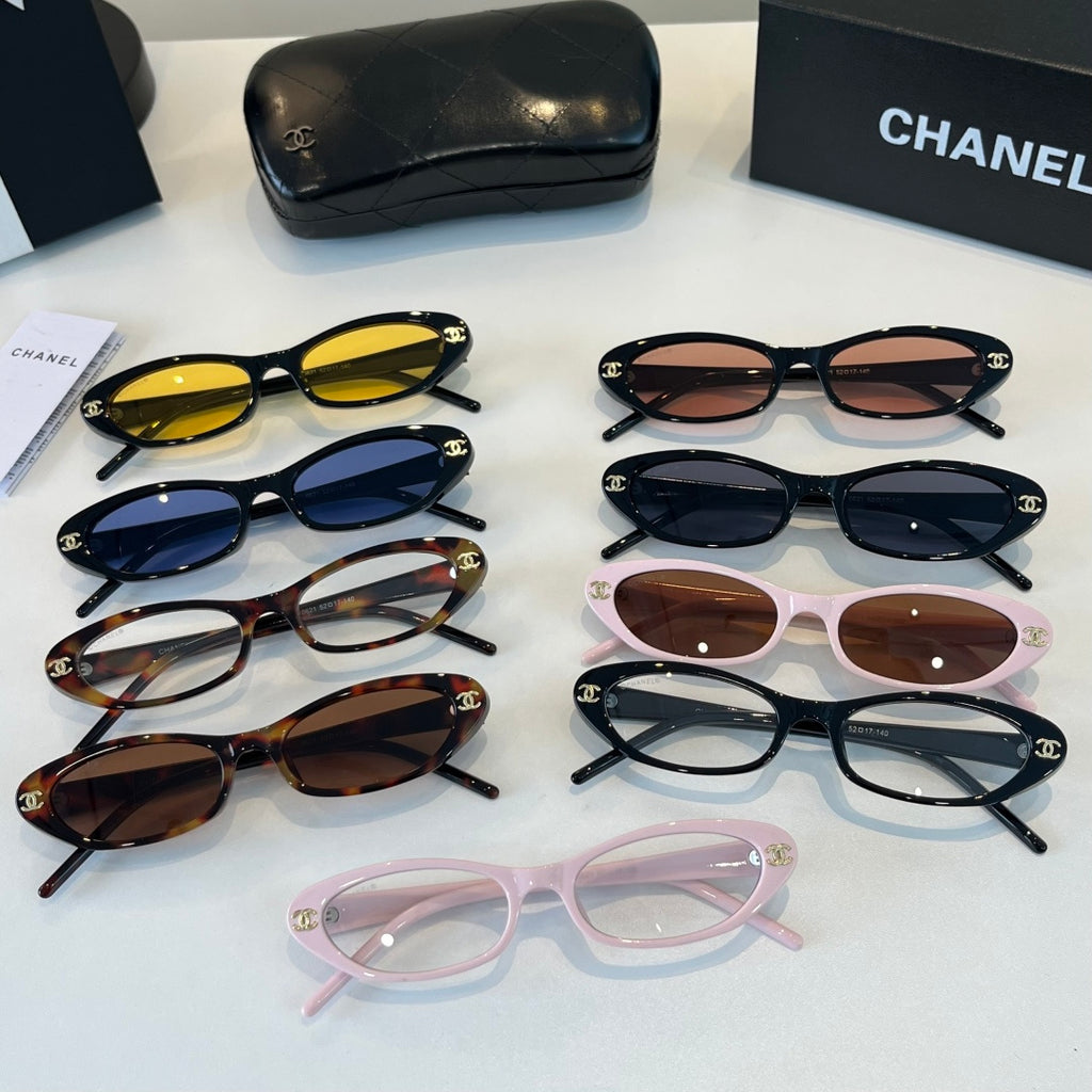 Chanel Cat-Eye Silver Lens Sunglasses for Men & Women - 465126 - detail image 11