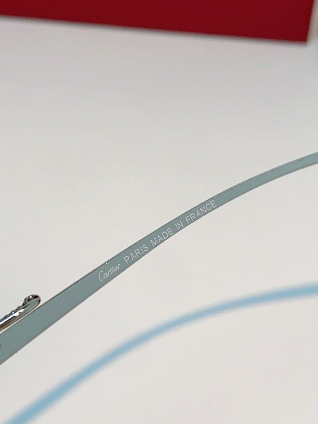 Cartier Square Silver Lens Sunglasses for Men & Women - 358528 - detail image 8