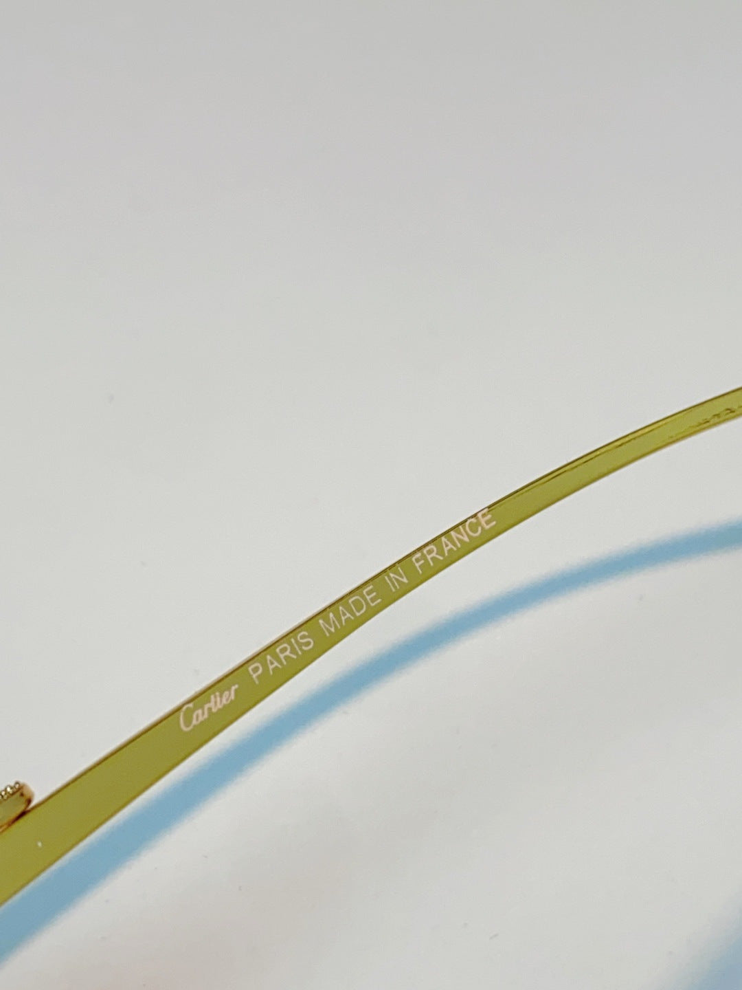 Cartier Square Orange Lens Sunglasses for Men & Women - 358529 - detail image 8