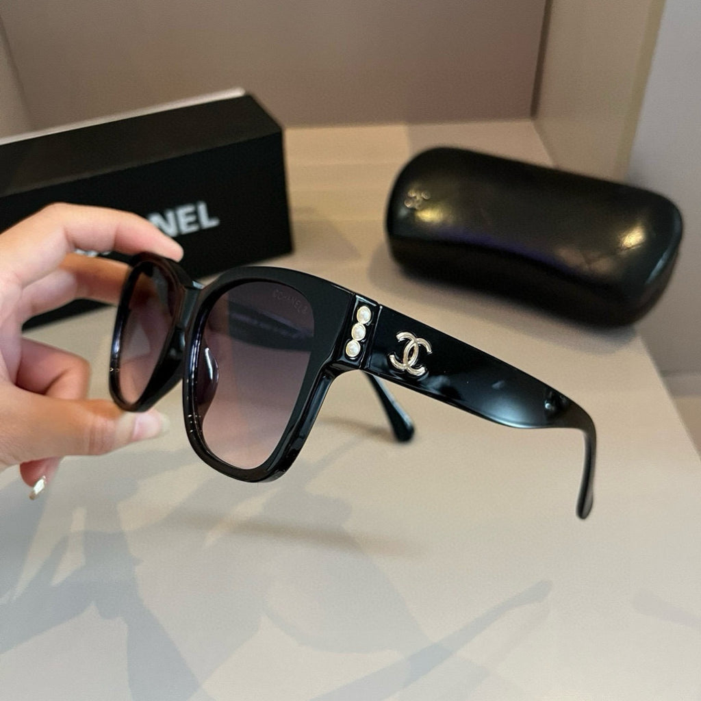 Chanel Square Gold Lens Sunglasses for Men & Women - 415218 - detail image 4