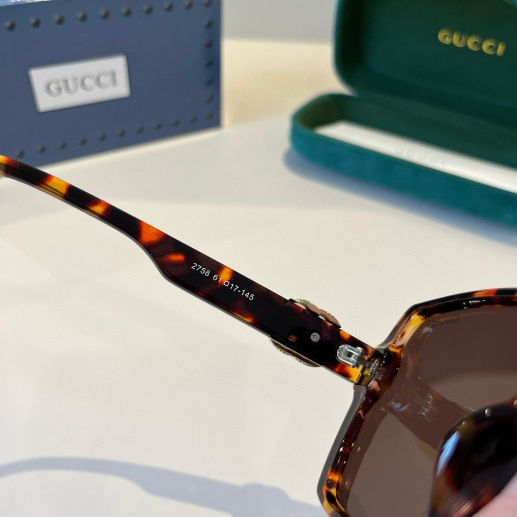Gucci Fashion Black Lens Sunglasses for Men & Women - 398449 - detail image 9