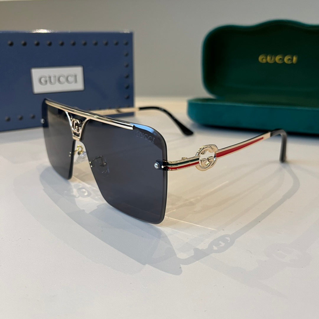 Gucci Polarized Fashion Silver Lens Sunglasses for Men - 398450 - detail image 3