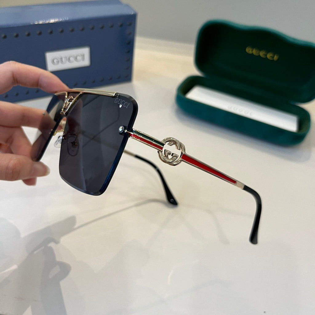 Gucci Polarized Fashion Silver Lens Sunglasses for Men - 398450 - detail image 4