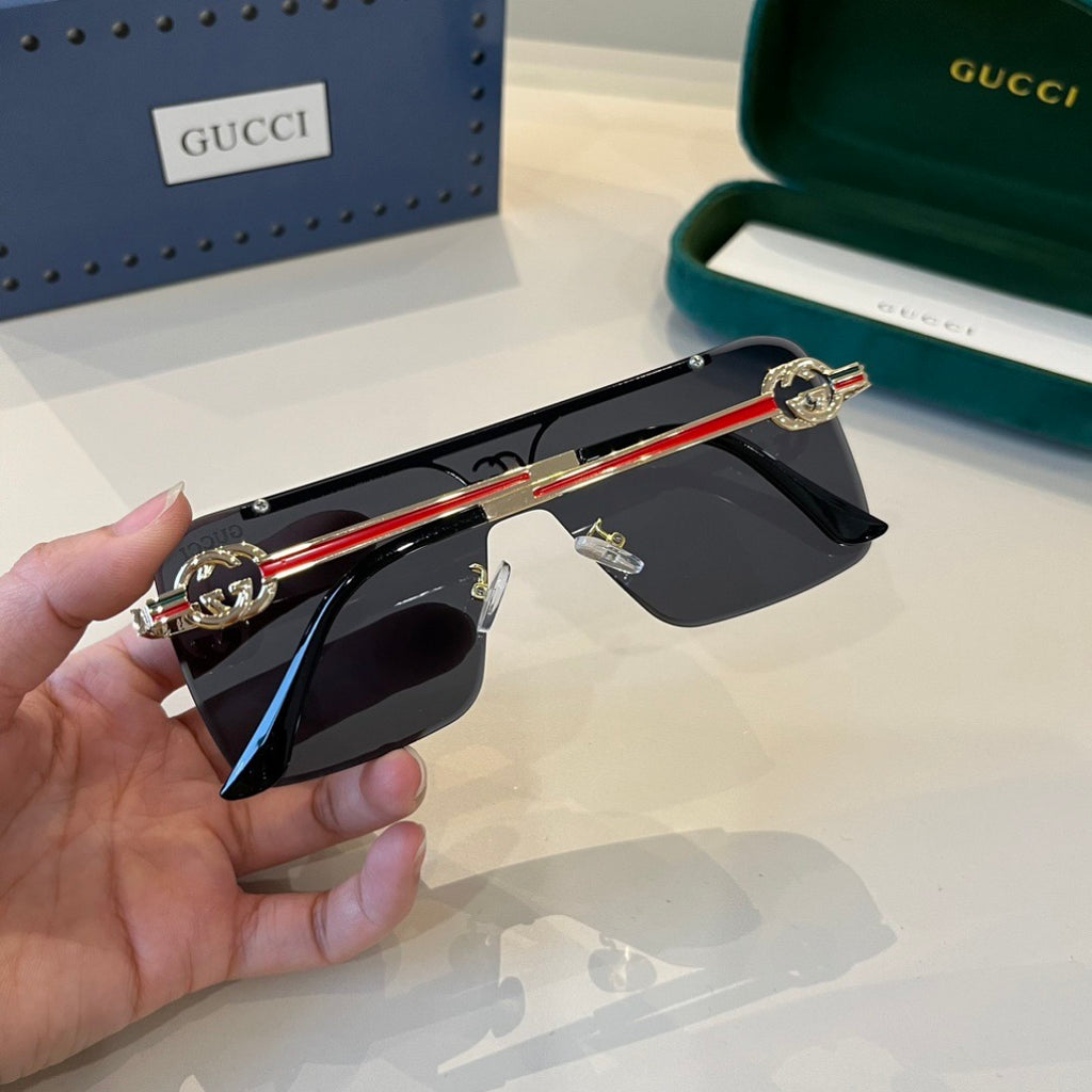 Gucci Polarized Fashion Silver Lens Sunglasses for Men - 398450 - detail image 8