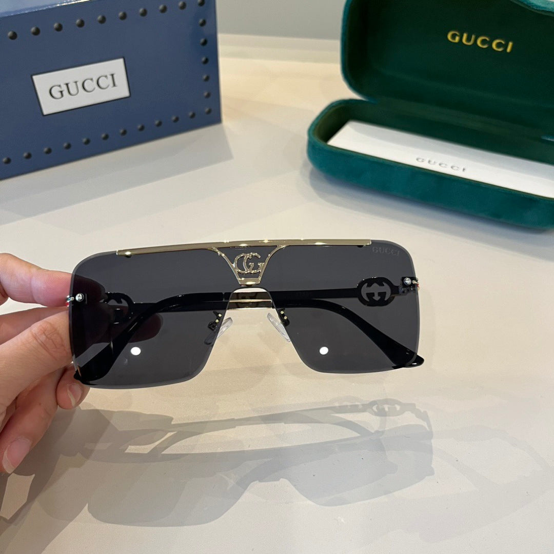 Gucci Polarized Fashion Silver Lens Sunglasses for Men - 398450 - detail image 5