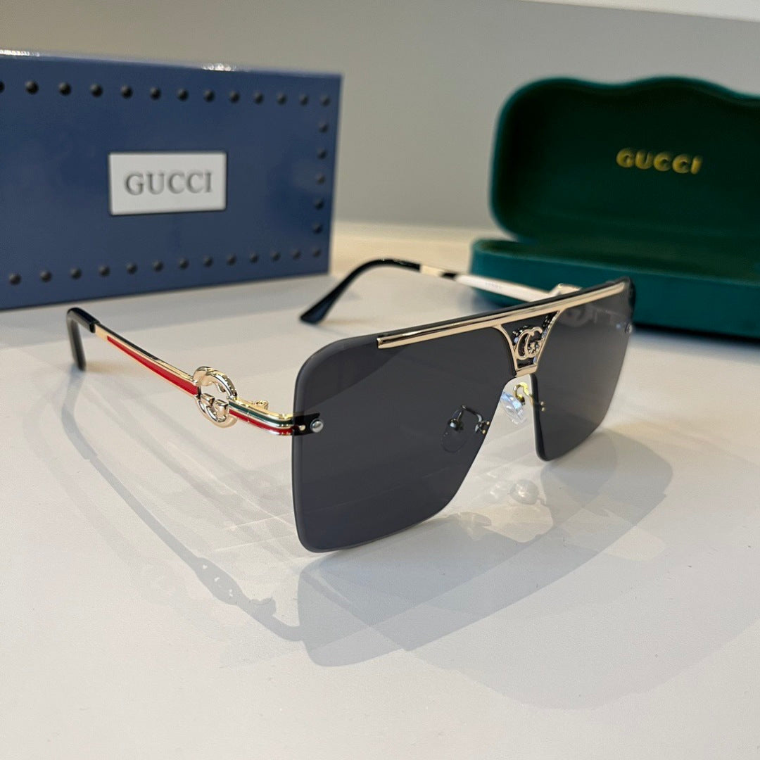 Gucci Polarized Fashion Silver Lens Sunglasses for Men - 398450