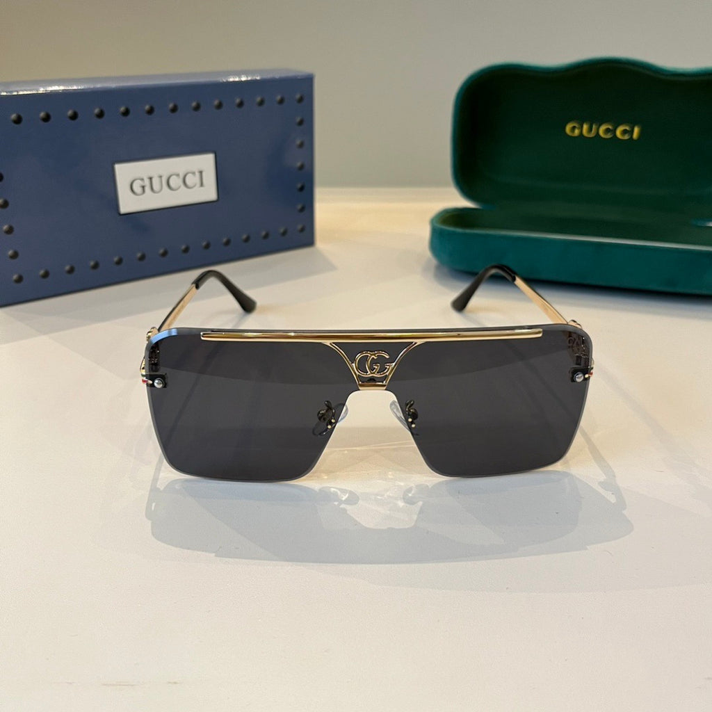 Gucci Polarized Fashion Silver Lens Sunglasses for Men - 398450 - detail image 2