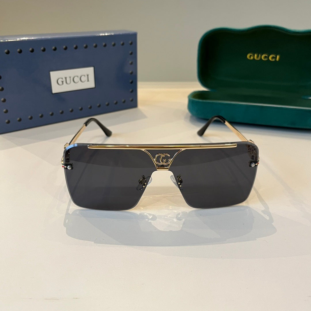 Gucci Polarized Fashion Silver Lens Sunglasses for Men - 398450 - detail image 2