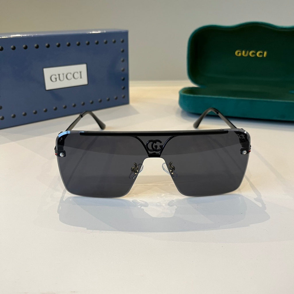 Gucci Polarized Fashion Black Lens Sunglasses for Men - detail image 2