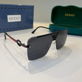 Gucci Polarized Fashion Black Lens Sunglasses for Men