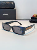 Chanel Square Blue Lens Sunglasses for Men & Women - 382154