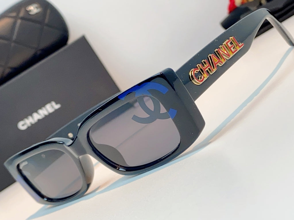 Chanel Square Blue Lens Sunglasses for Men & Women - 382154 - detail image 7