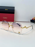 Cartier Photochromic Rimless Brown Lens Sunglasses for Men & Women